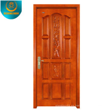 Piel de la puerta del MDF de la chapa del grano de madera de Okoume con diverso panel